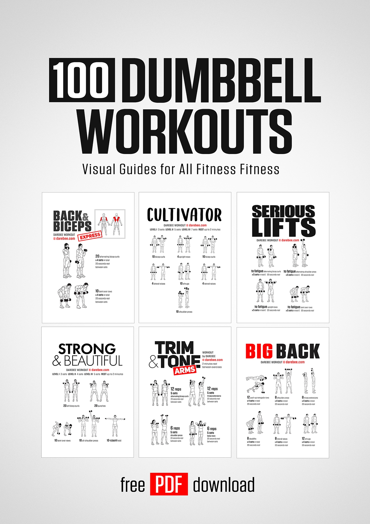 Dumbell Workout Charts Printable Dumbell Workout Charts Printable