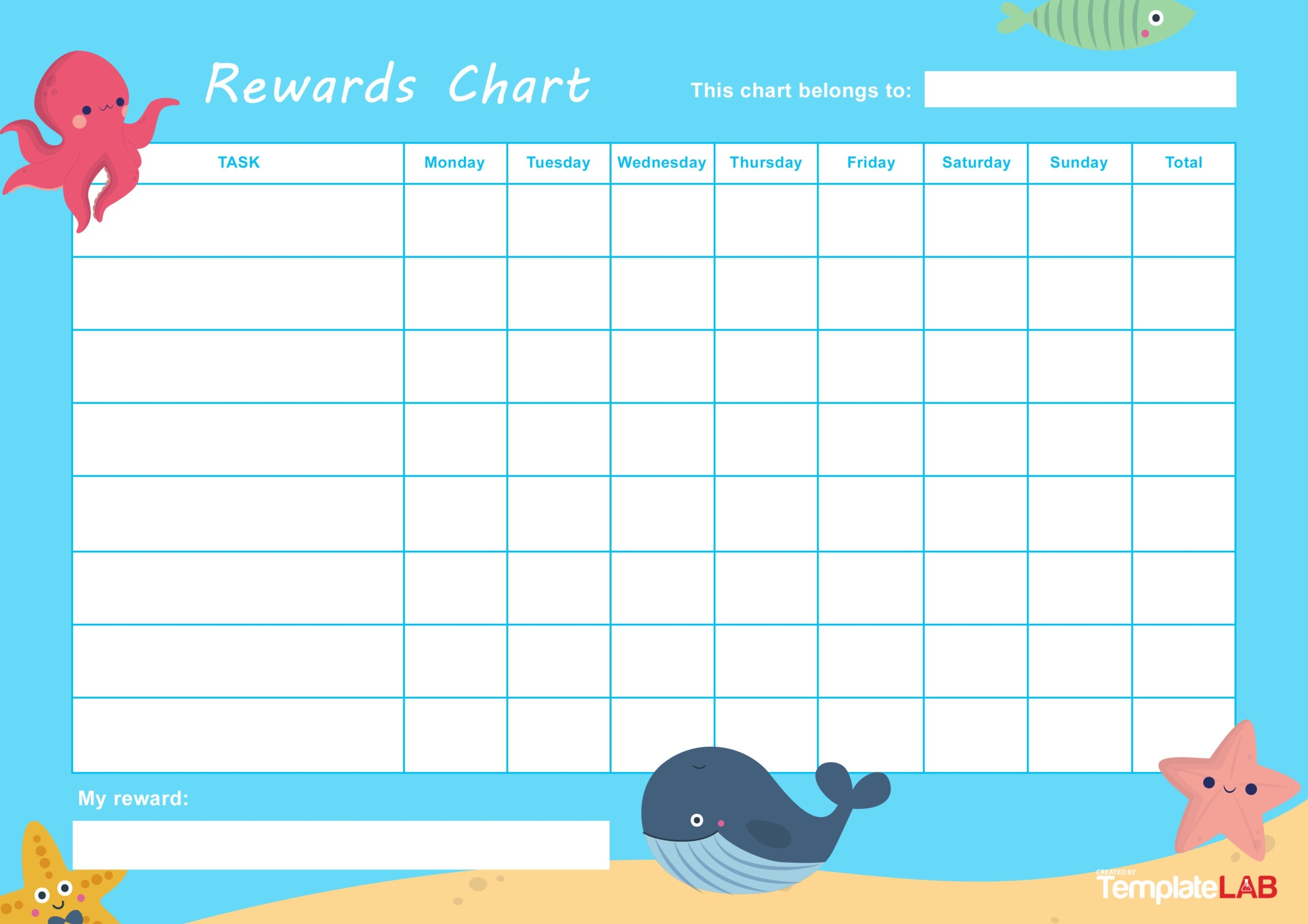 Free Printable Sticker Charts For Preschoolers