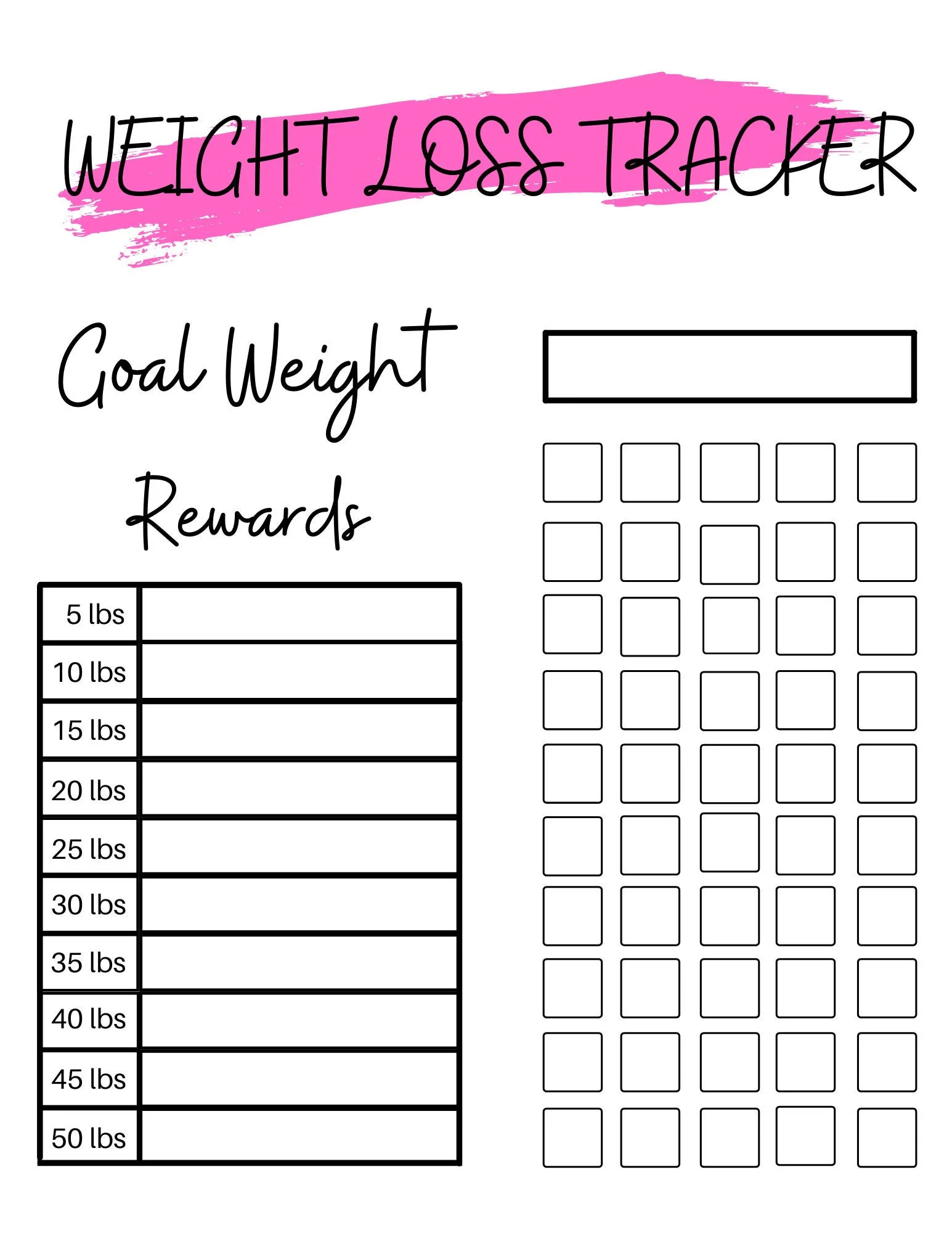 Weight Loss Charts Weight Scale