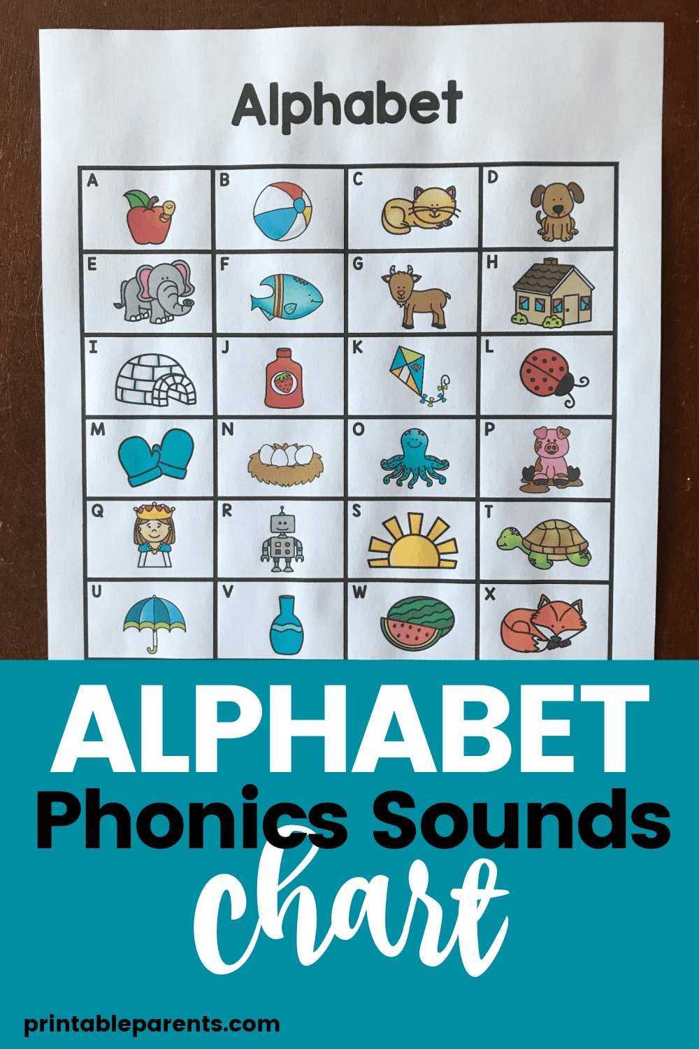 Phonics Chart Printable  Free Download