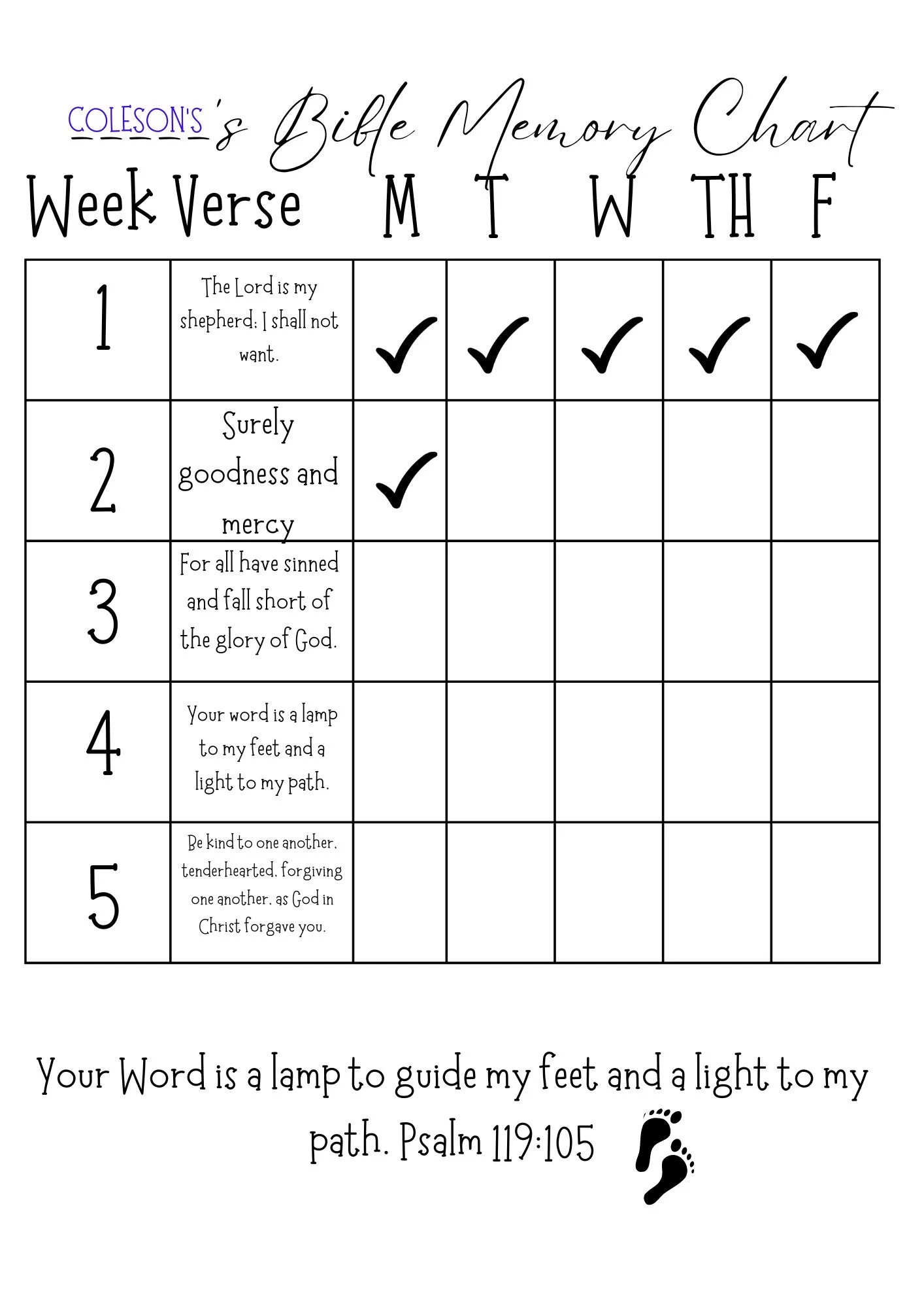 Bible Verse Chart Printables Bible Verse Chart Printables