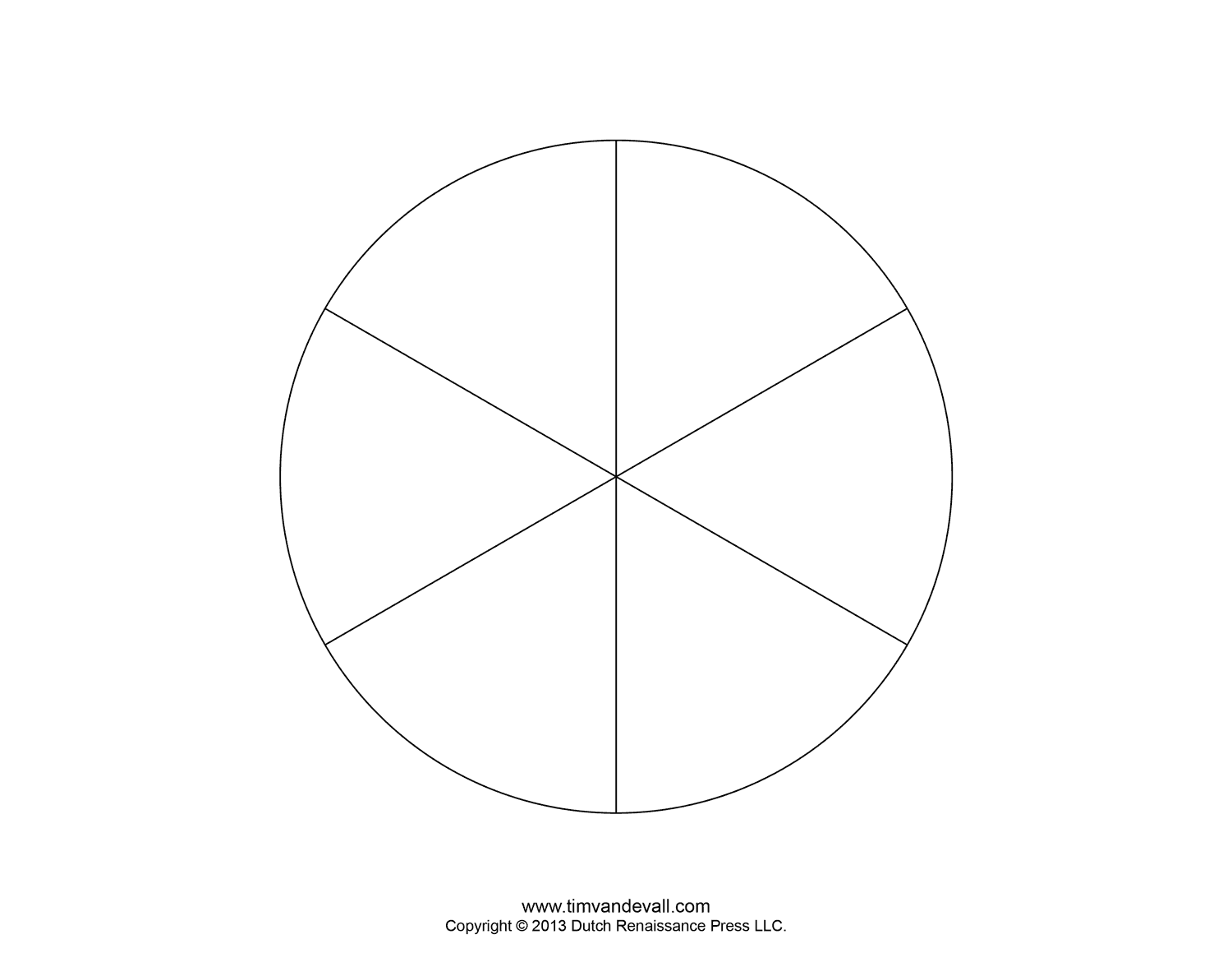 Blank Pie Chart Printable Free