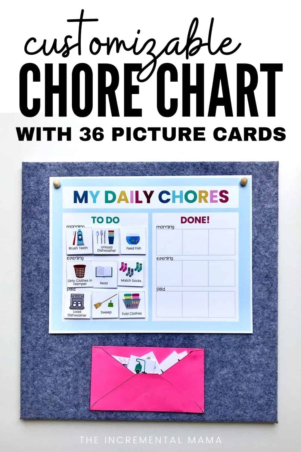 Free Printable Velcro Chore Chart