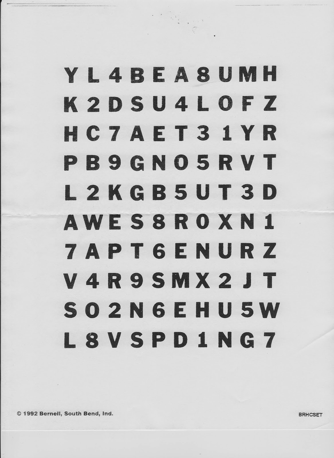 Hart Chart Decoding Printable
