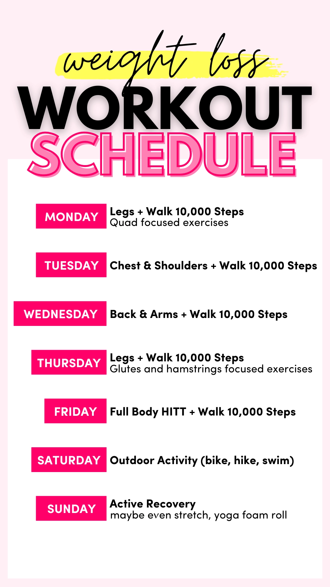 Weight Loss Exercise Chart For Female Weight Loss Exercise Chart For Female
