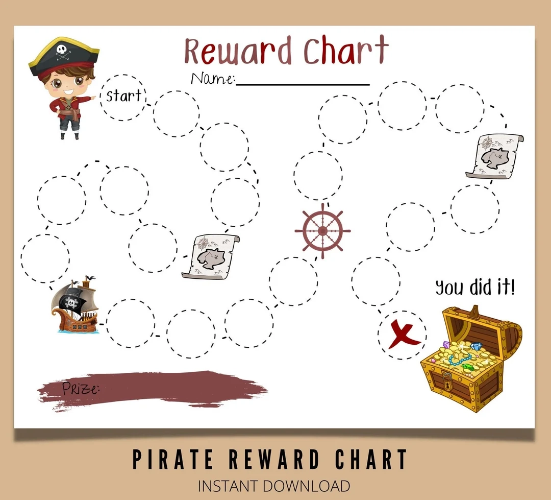 Free Pirate Printable Reward Chart