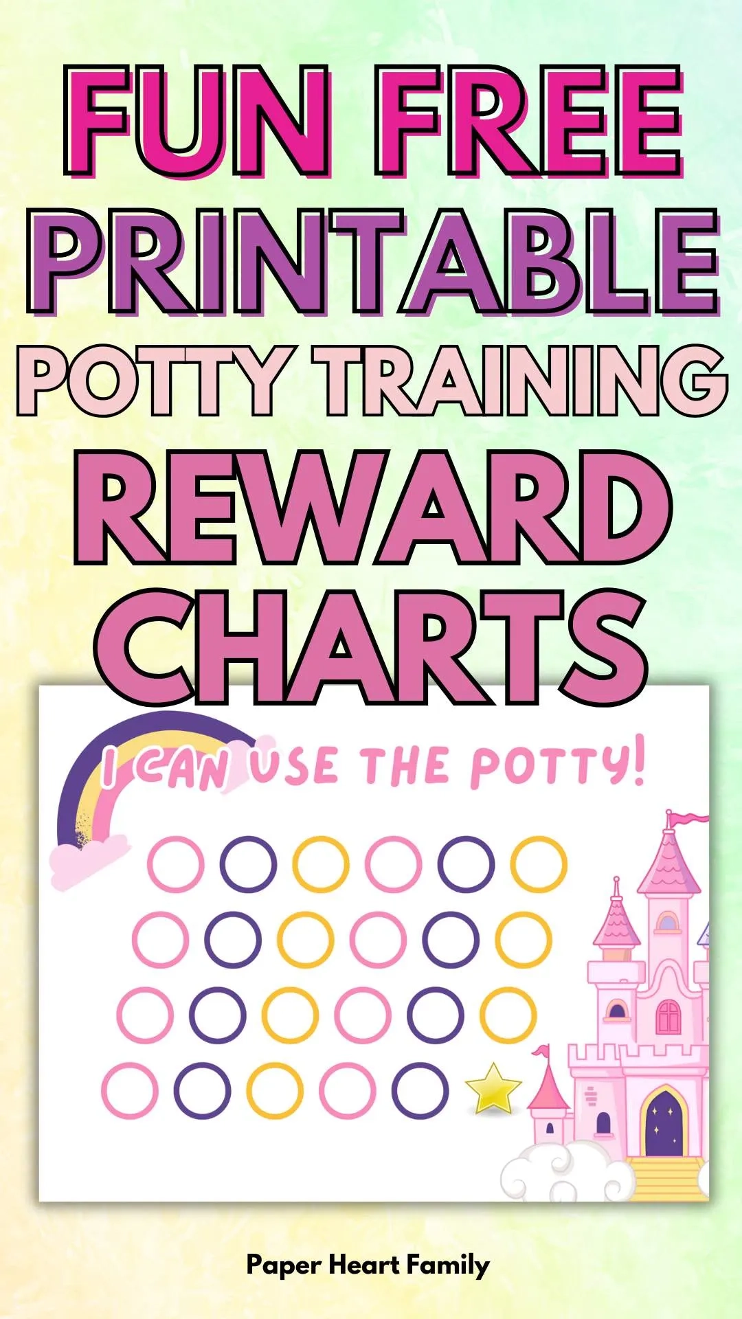 Free Printable Potty Chart Girl