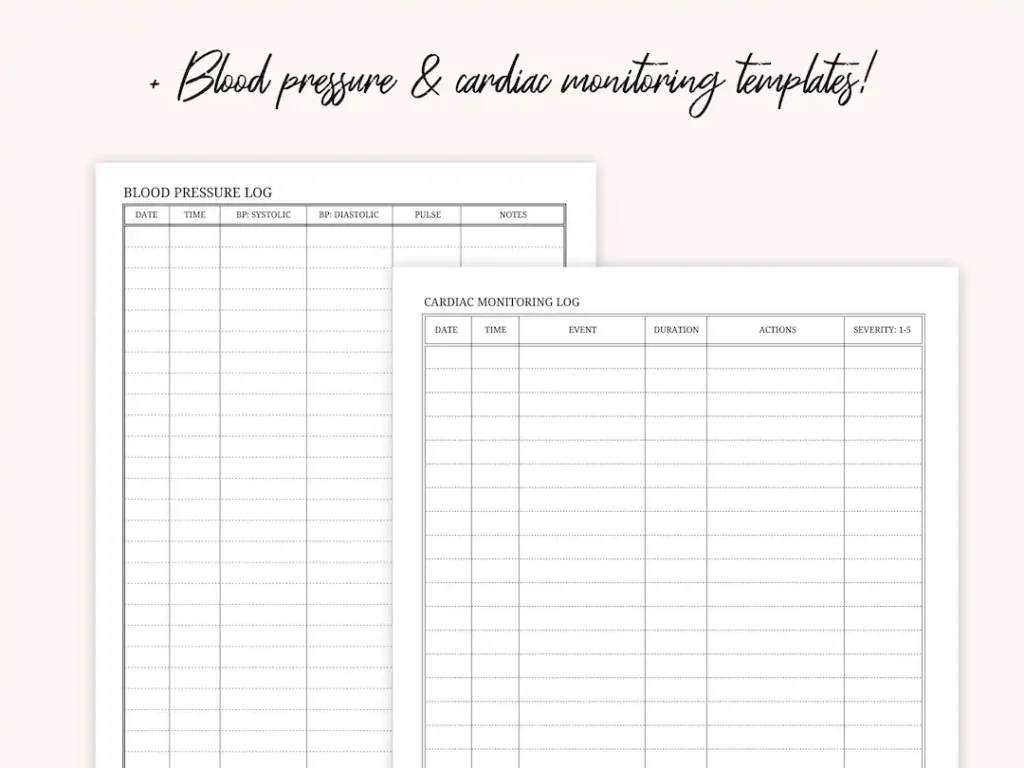 PT INR Log Book Printable Inr Tracker INR Anticoagulant Medication Log Book Printable Download Medication Tracker Valve Replacement Etsy