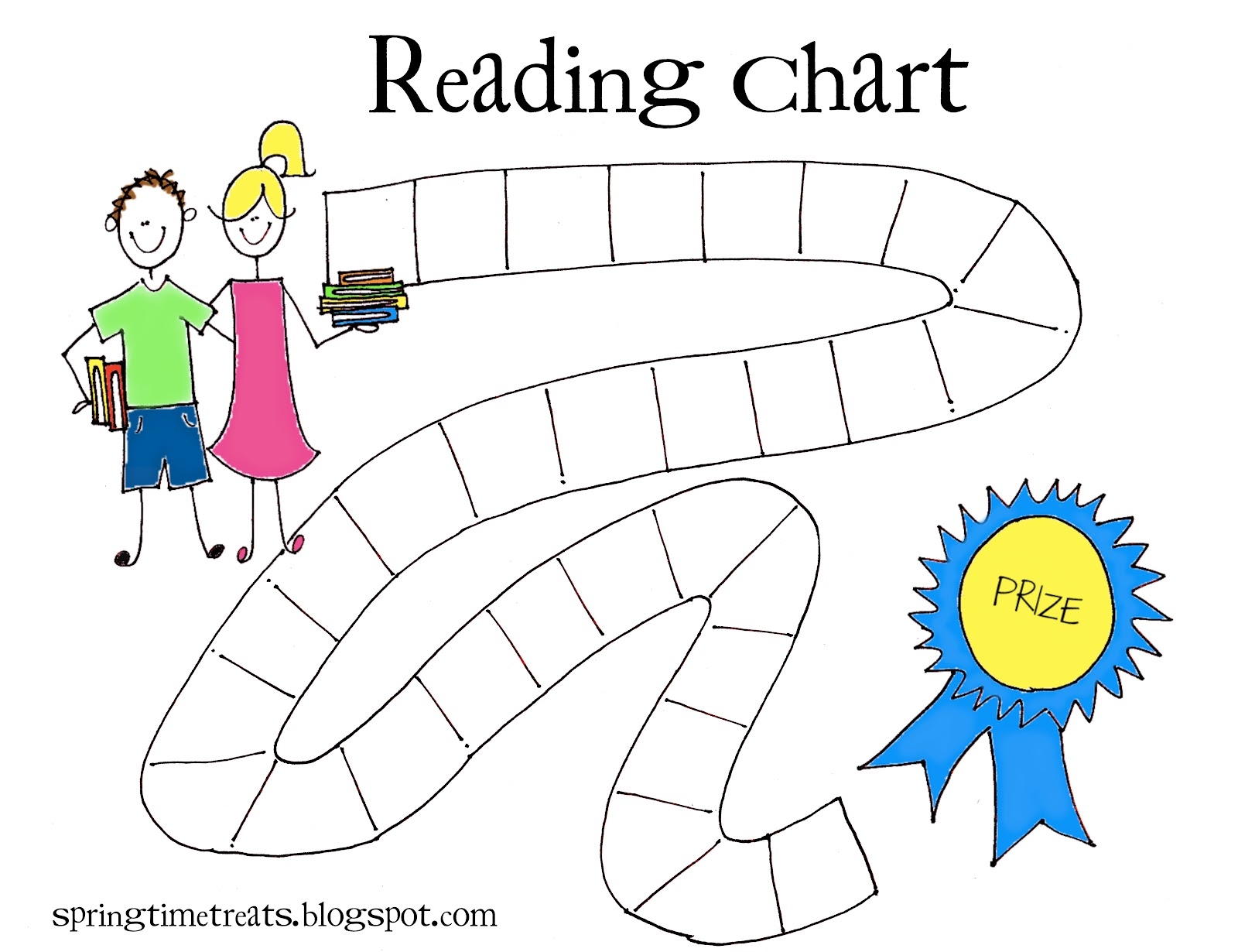 Free Printable Reading Chart For Toddlers