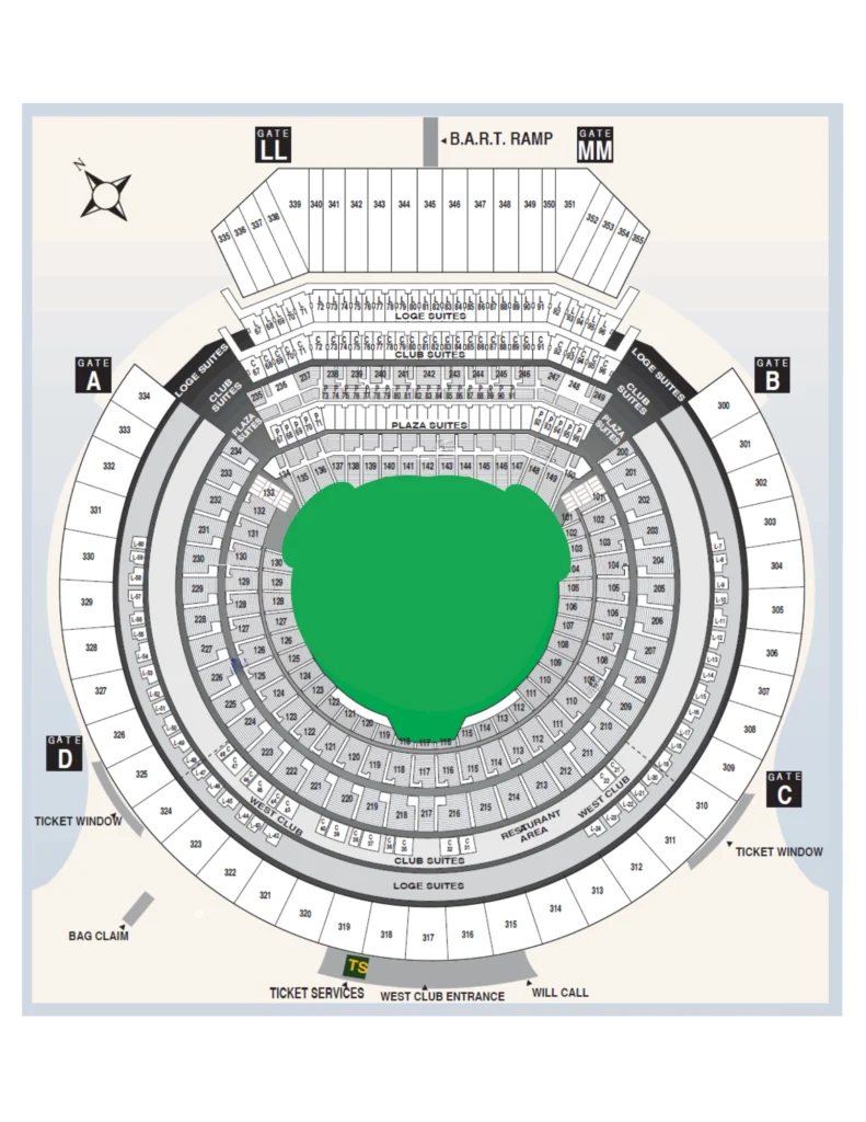 Seating Charts Oakland Arena