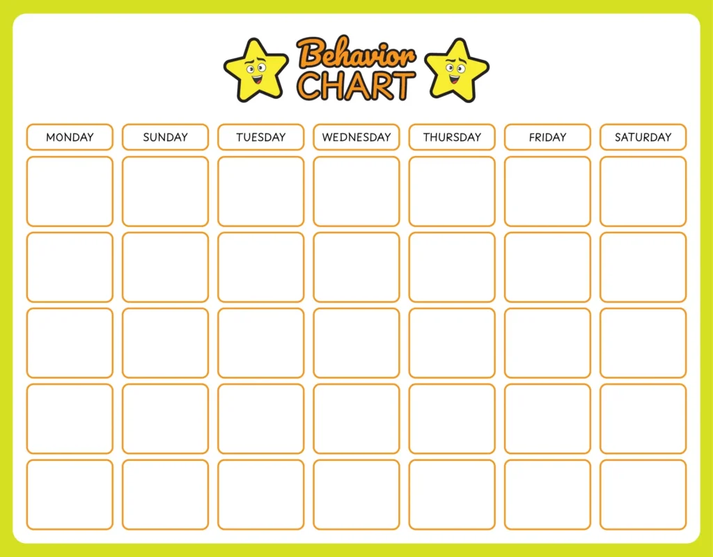 Sticker Reward Chart Free Printable Printable Party Favors