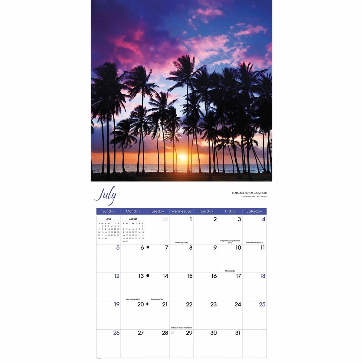Printable Sunrise Sunset Chart