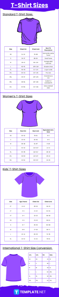 T Shirt Size Dimension Inches Mm Cms Pixel