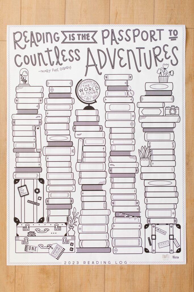 The 2023 Printable Reading Log Everyday Reading