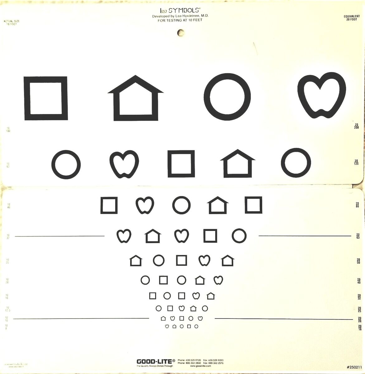 Printable Lea Eye Chart Free Download